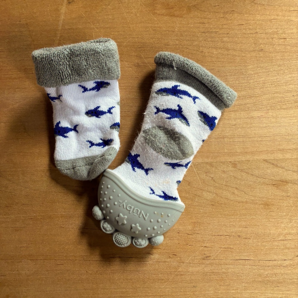 Nuby teething socks